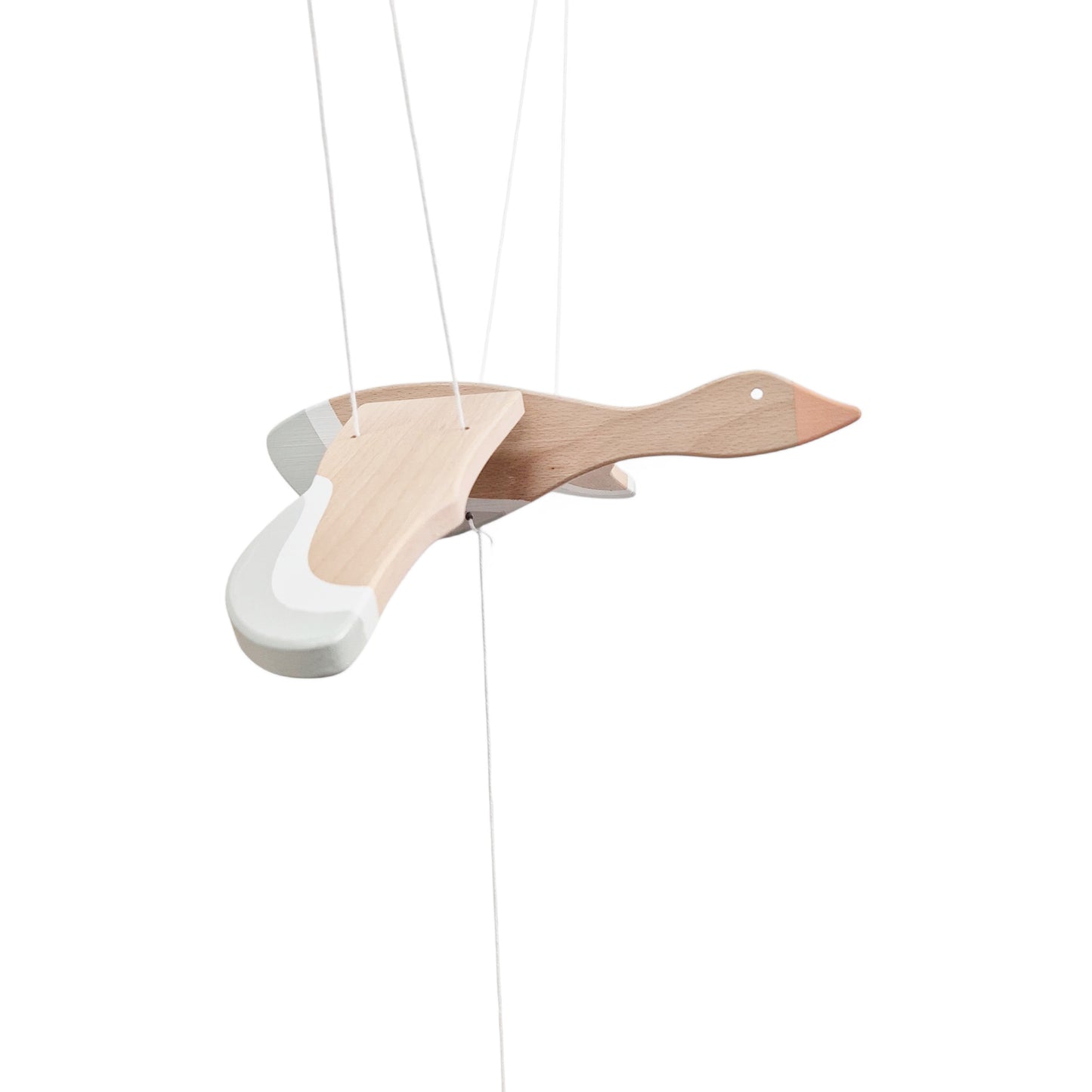 Wooden Flying Goose Baby Mobile