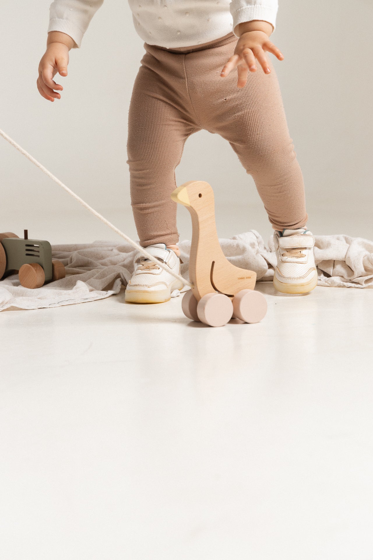 Little Goose Pull-Along Baby Wooden Toy