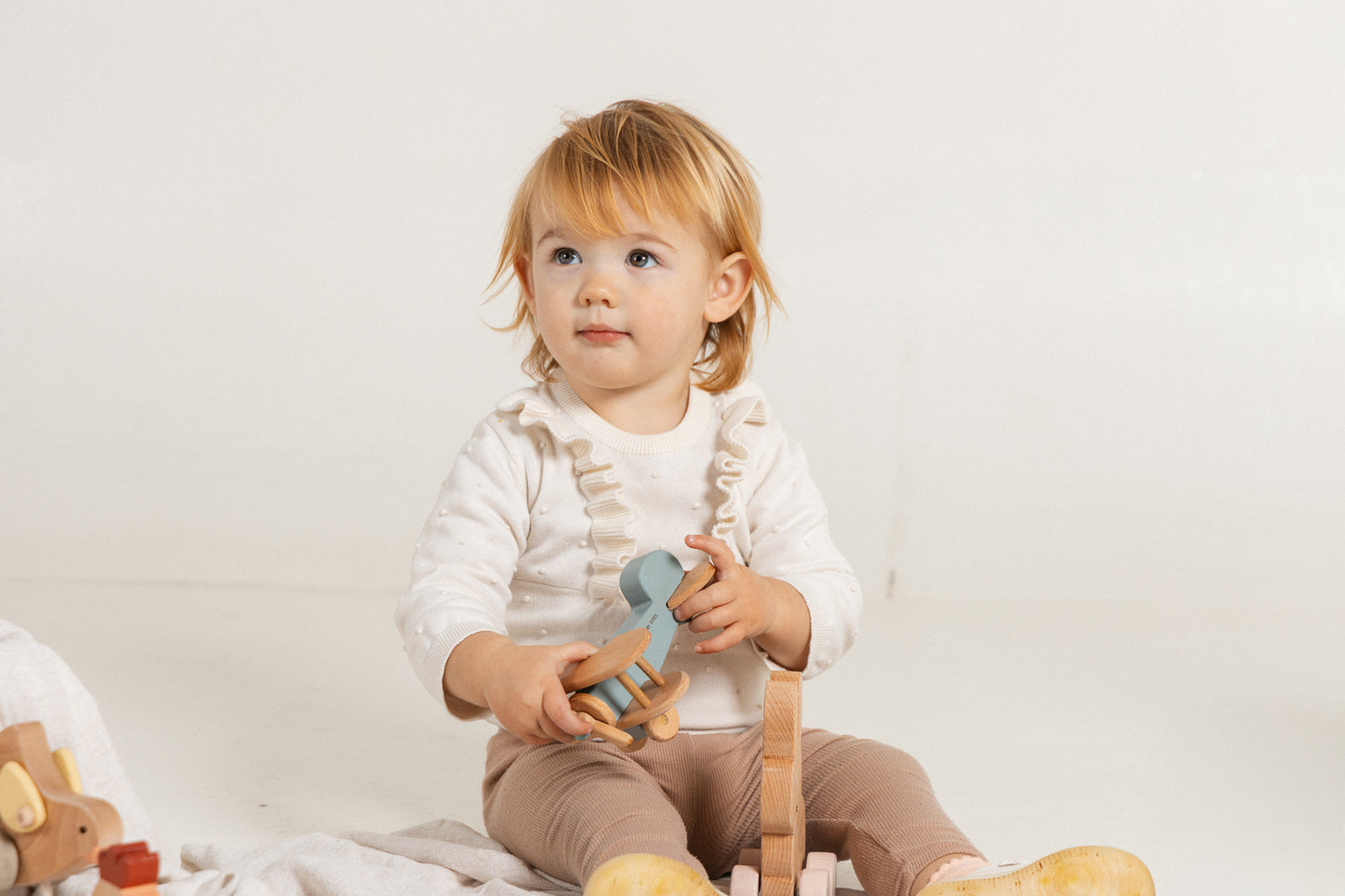 Aeroplane Wooden Baby Toy