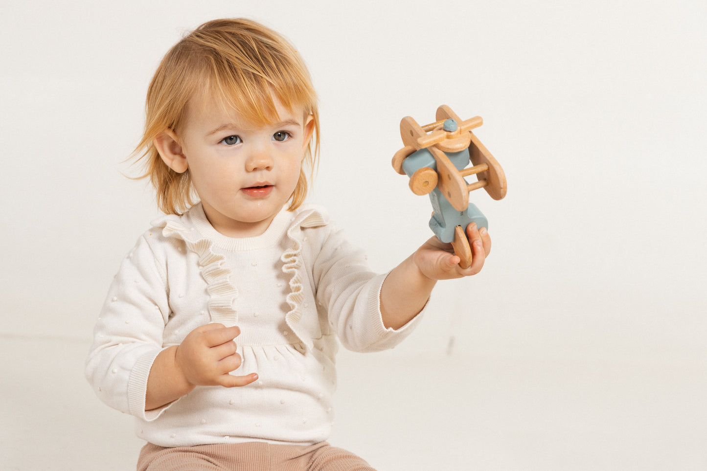 Aeroplane Wooden Baby Toy