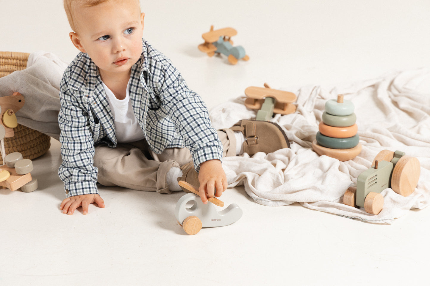 Helicopter Wheely Baby Toy