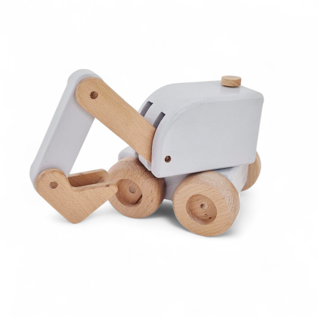Little Digger – Handmade Wooden Excavator Toy