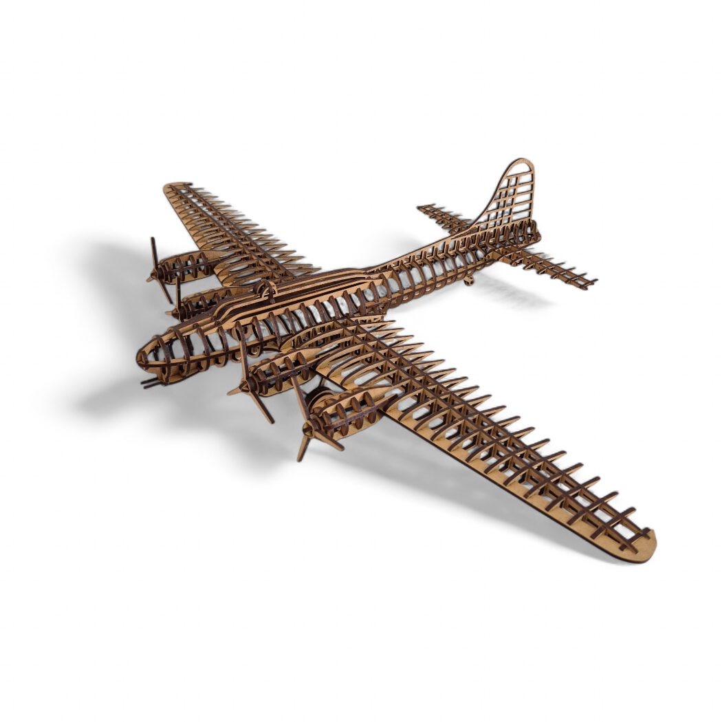 Wooden 3D Puzzle - B17 Boeing Aeroplane