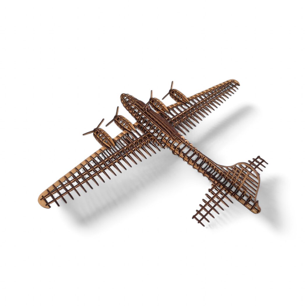 Wooden 3D Puzzle - B17 Boeing Aeroplane