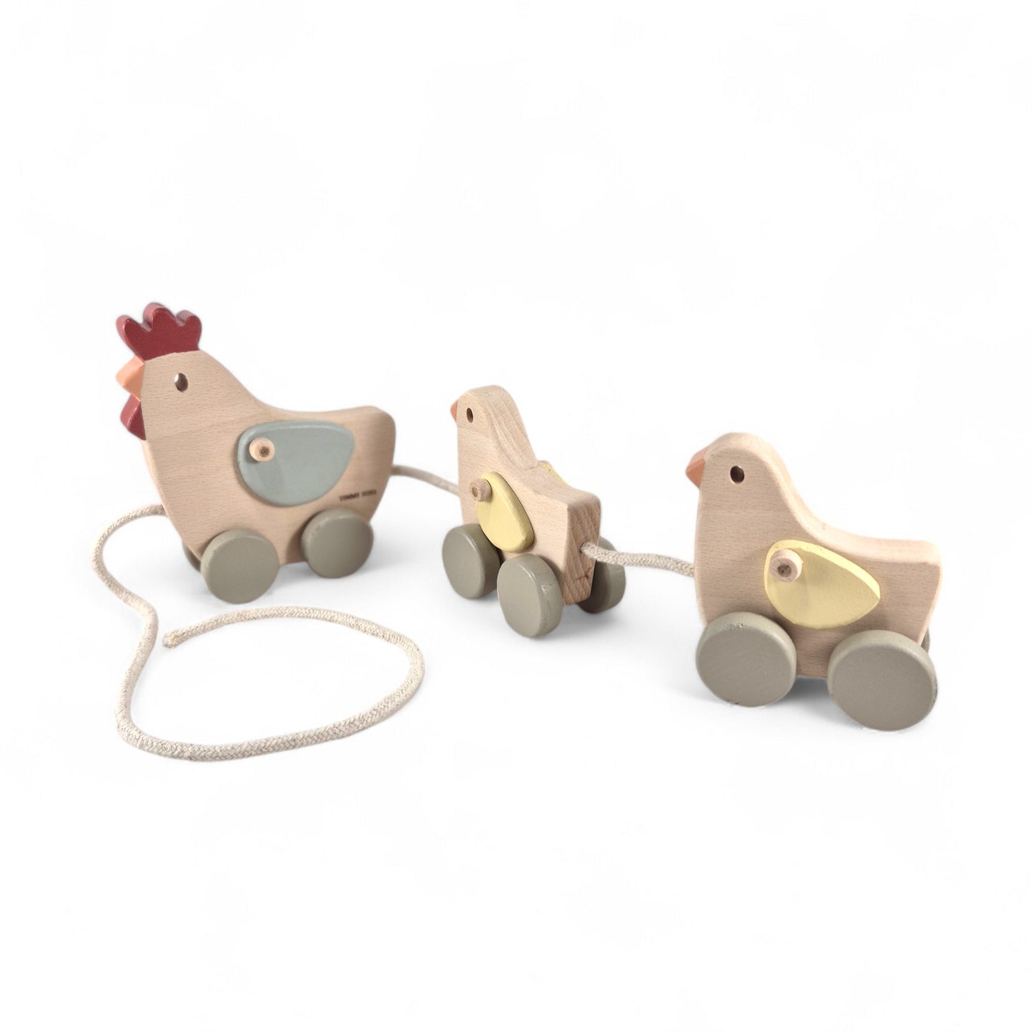Chicken Family Pull-Along Wooden Toy
