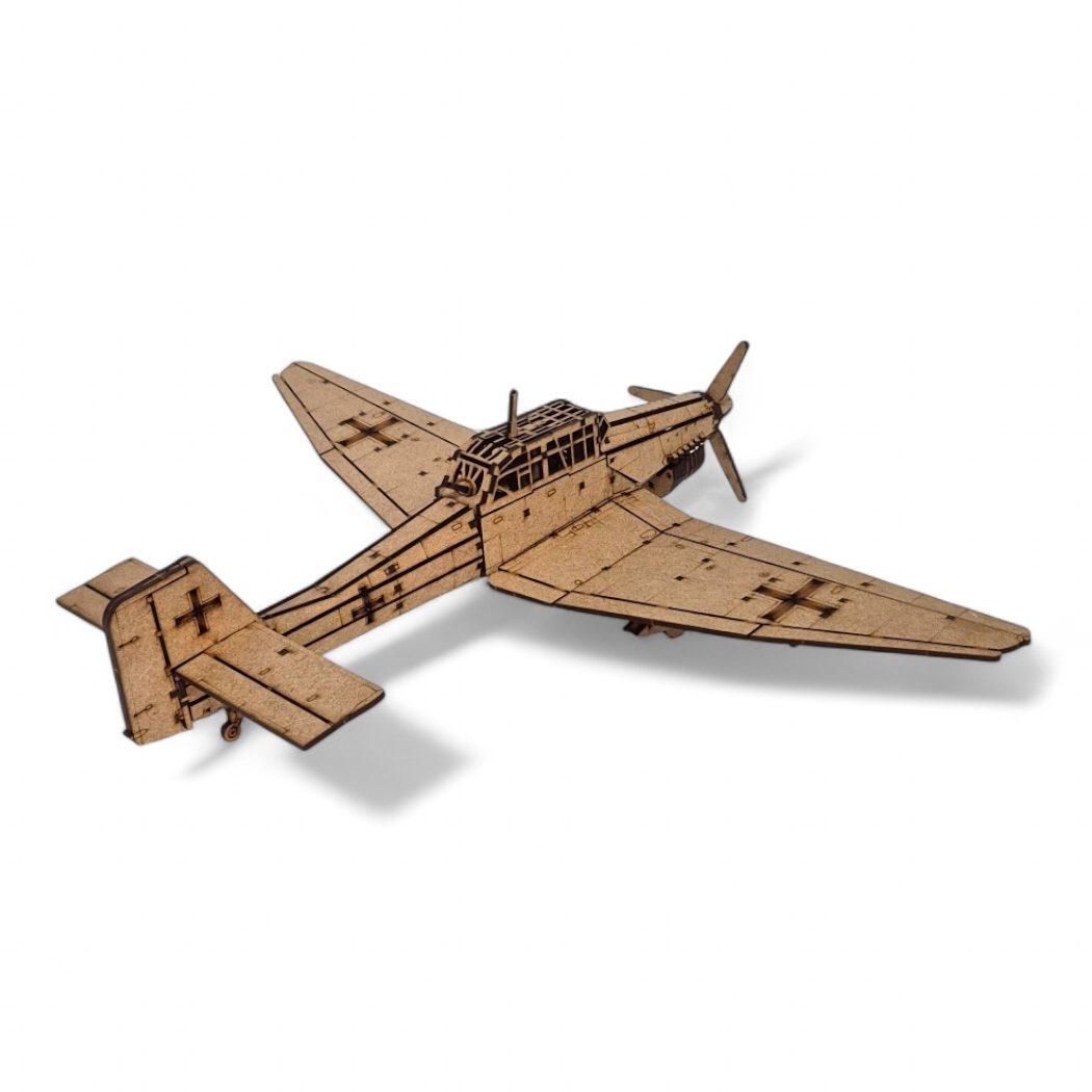 Wooden 3D Puzzle - Junkers Ju 87 Stuka Aircraft