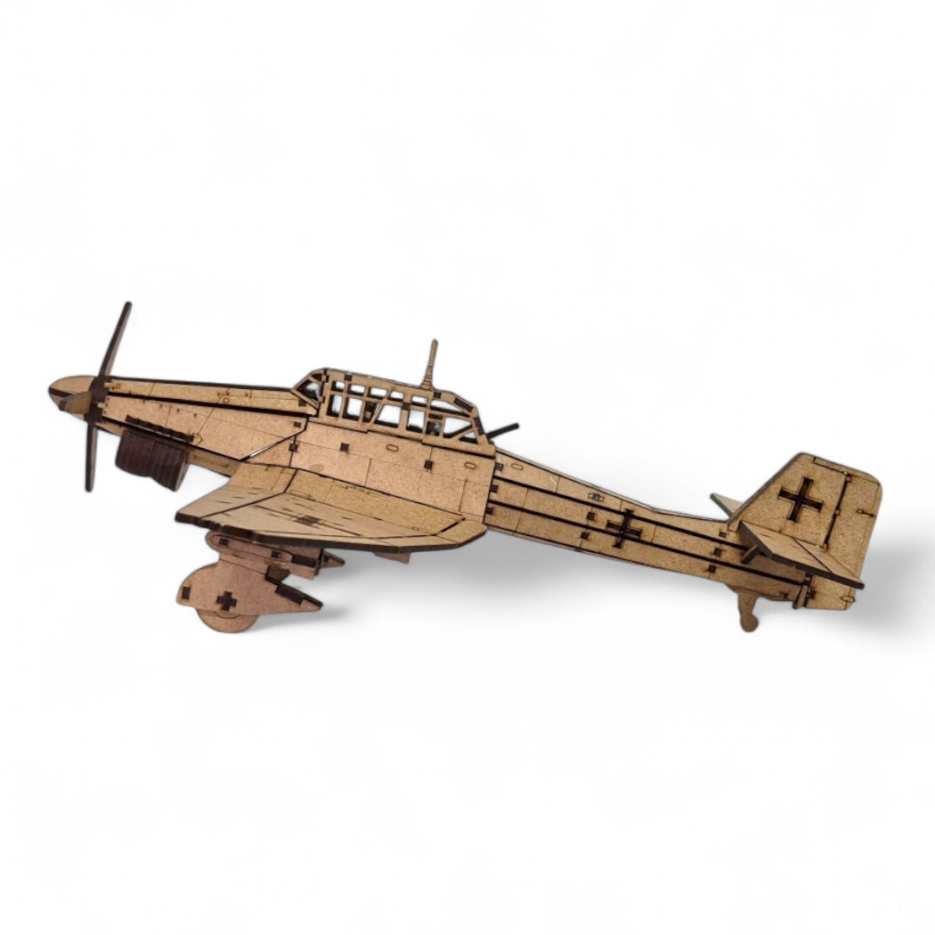 Wooden 3D Puzzle - Junkers Ju 87 Stuka Aircraft