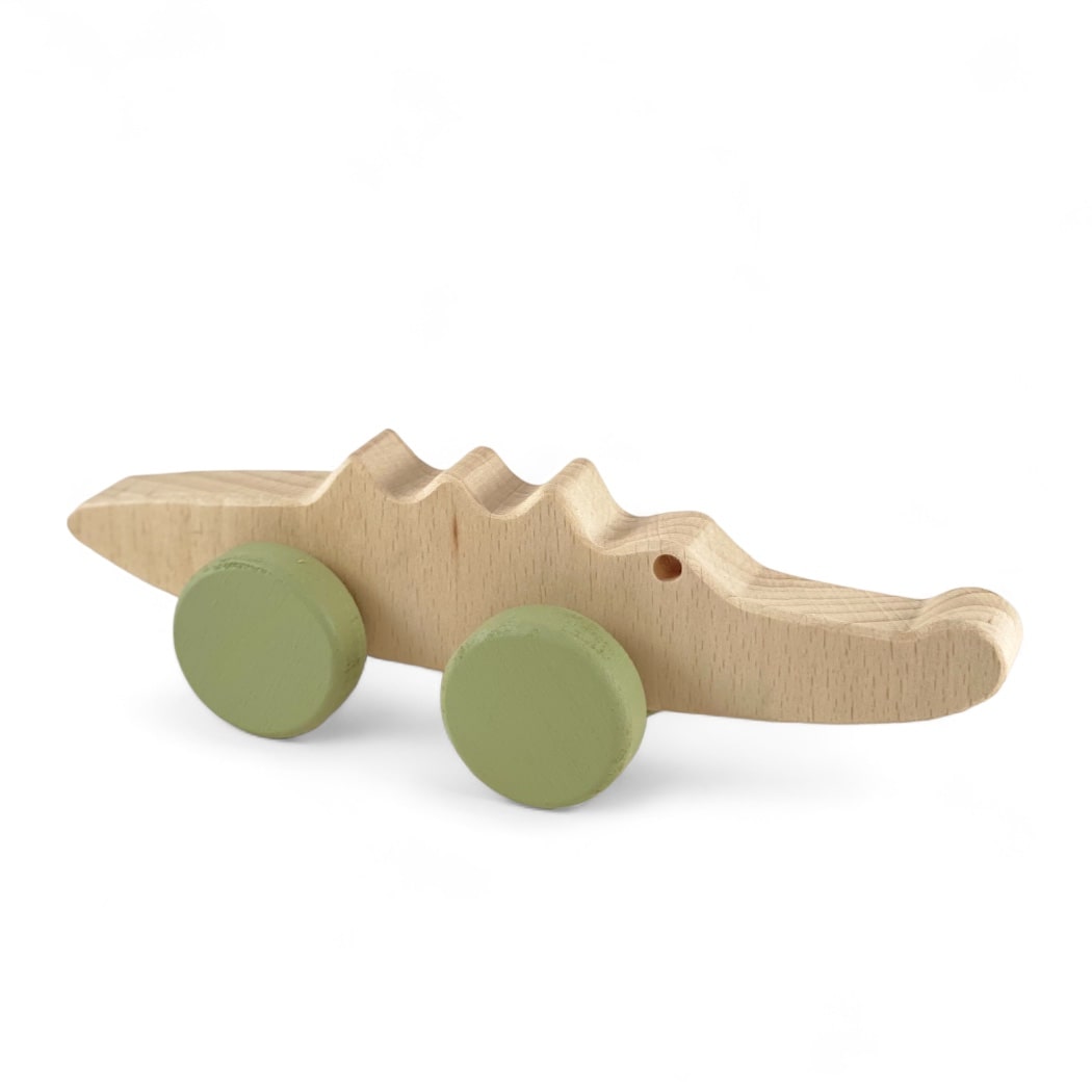 Crocodile Wooden Toy Wheely