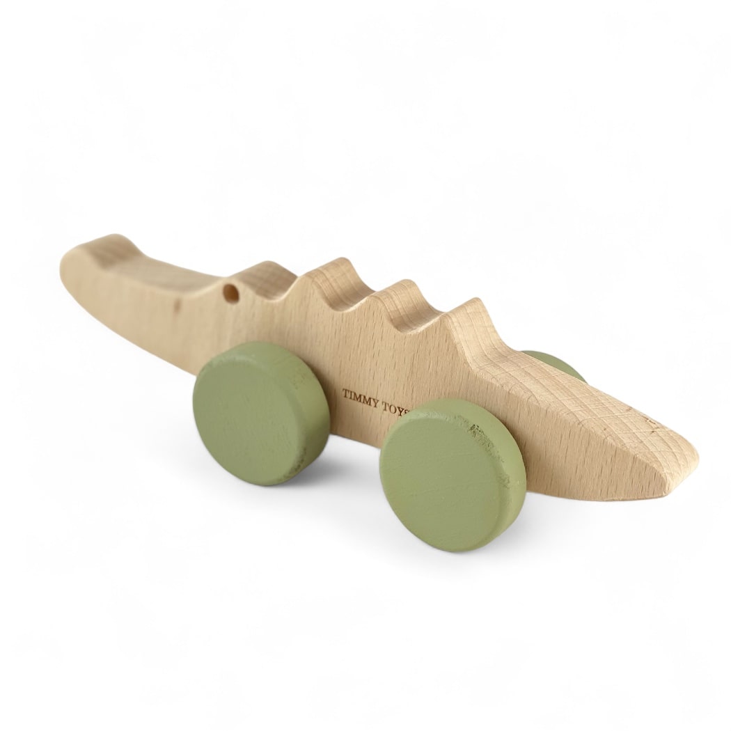 Crocodile Wooden Toy Wheely