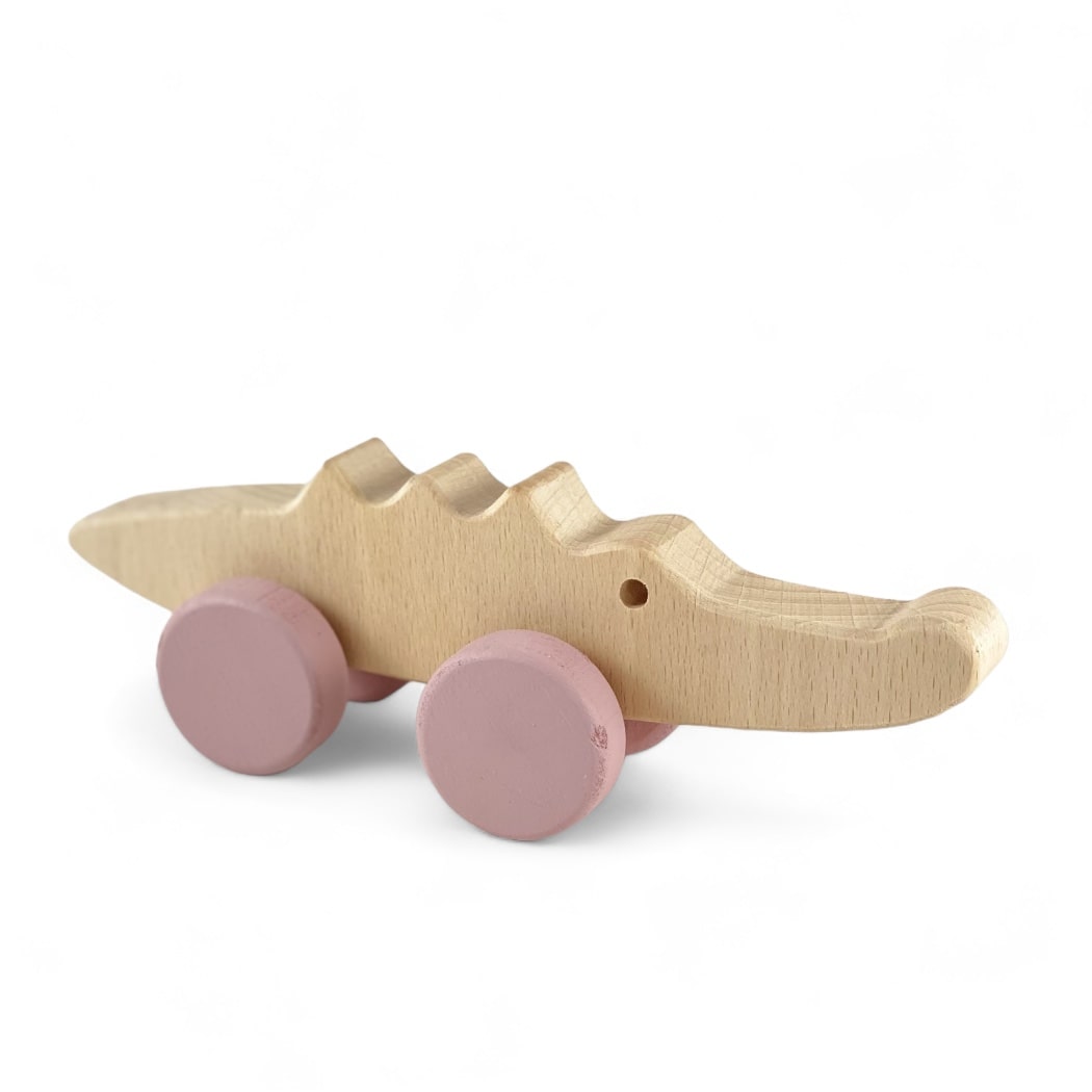 Crocodile Wooden Toy Wheely