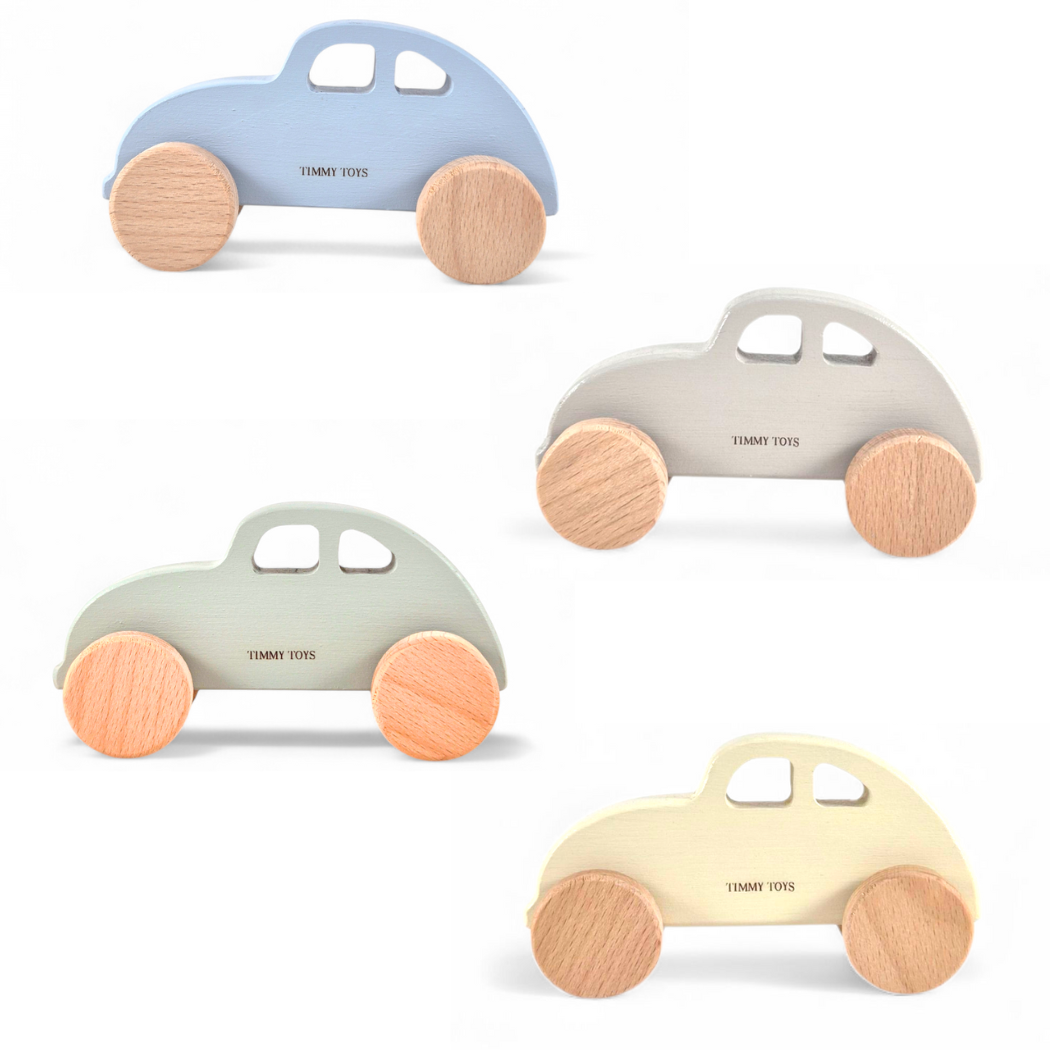 Classic Car Wooden Push Car - Beetle