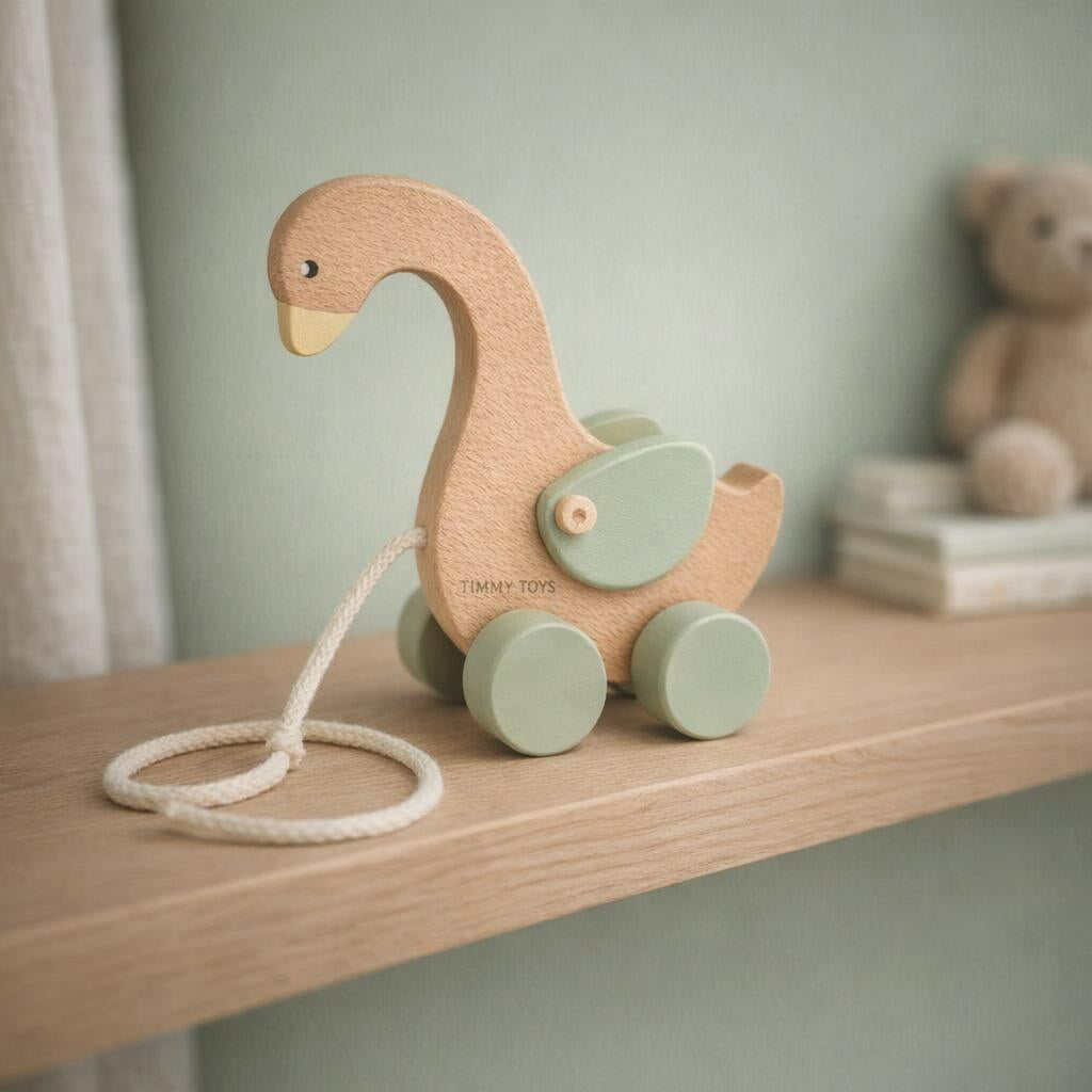 Goose Pull-Along Toy Walking Companion