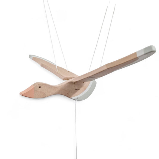 Wooden Flying Goose Baby Mobile