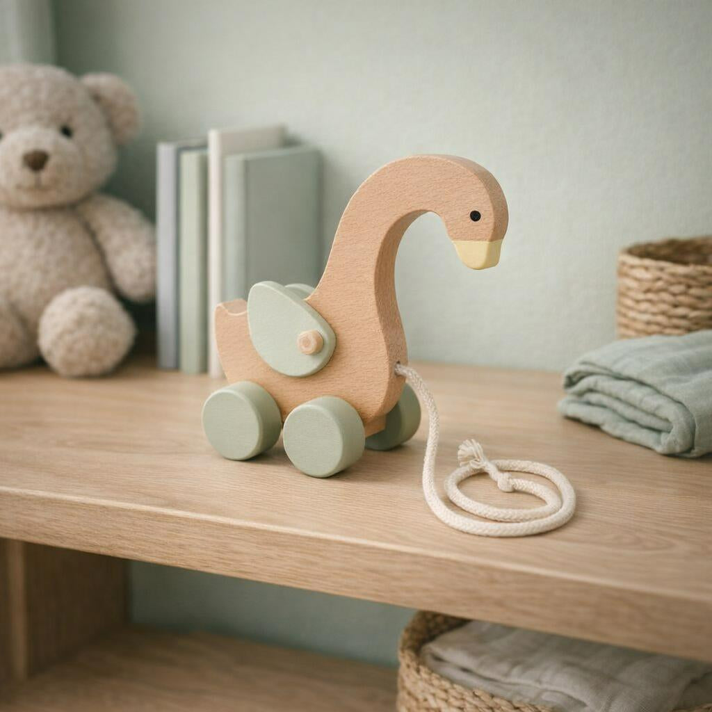 Goose Pull-Along Toy Walking Companion