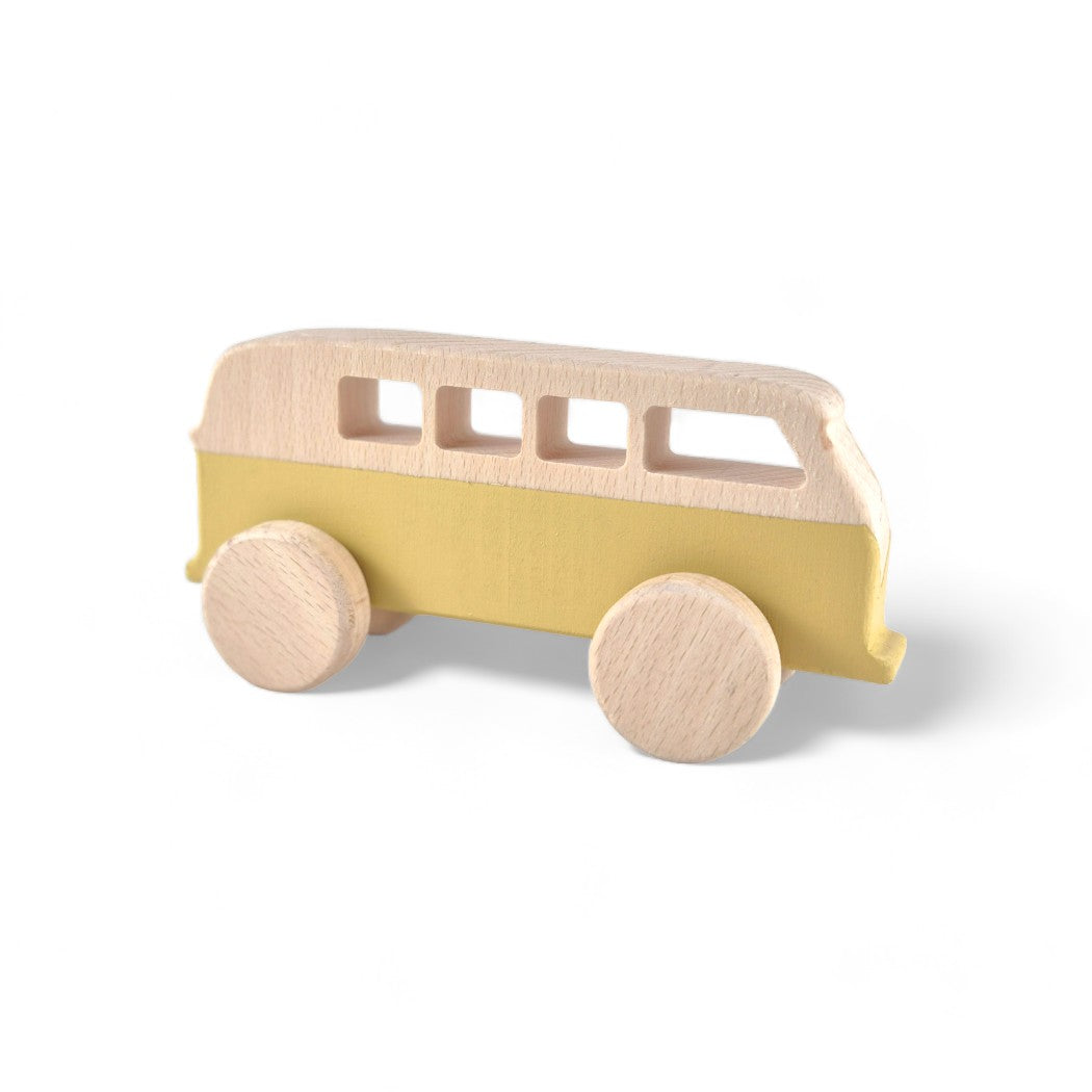 Vintage Surfer Van Wooden Toy Car
