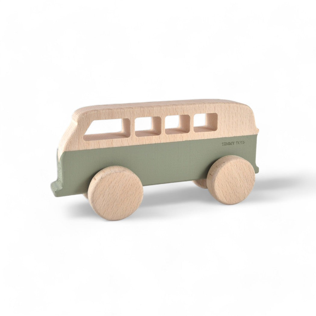 Vintage Surfer Van Wooden Toy Car