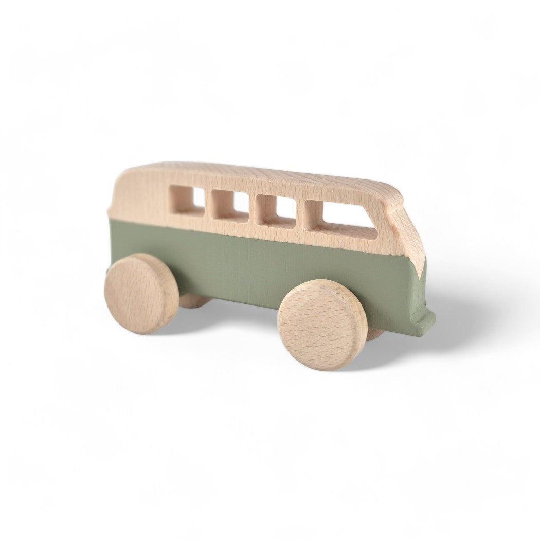 Vintage Surfer Van Wooden Toy Car