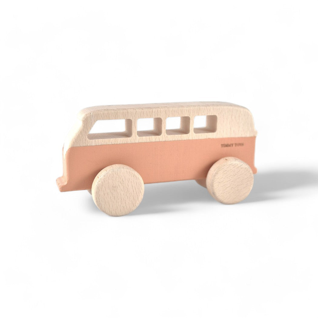 Vintage Surfer Van Wooden Toy Car