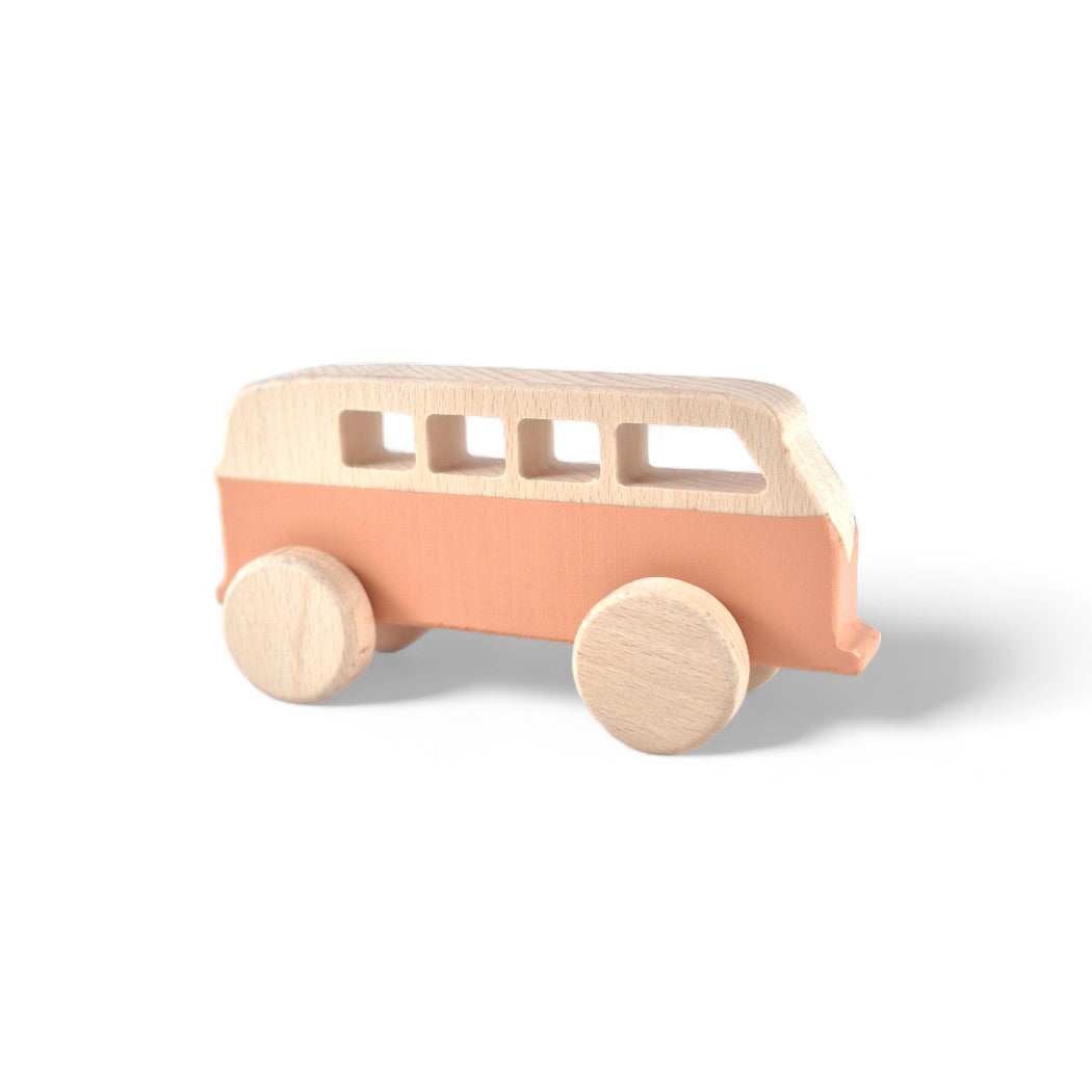 Vintage Surfer Van Wooden Toy Car