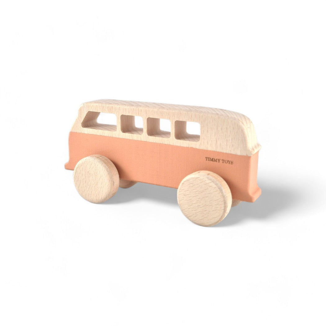 Vintage Surfer Van Wooden Toy Car