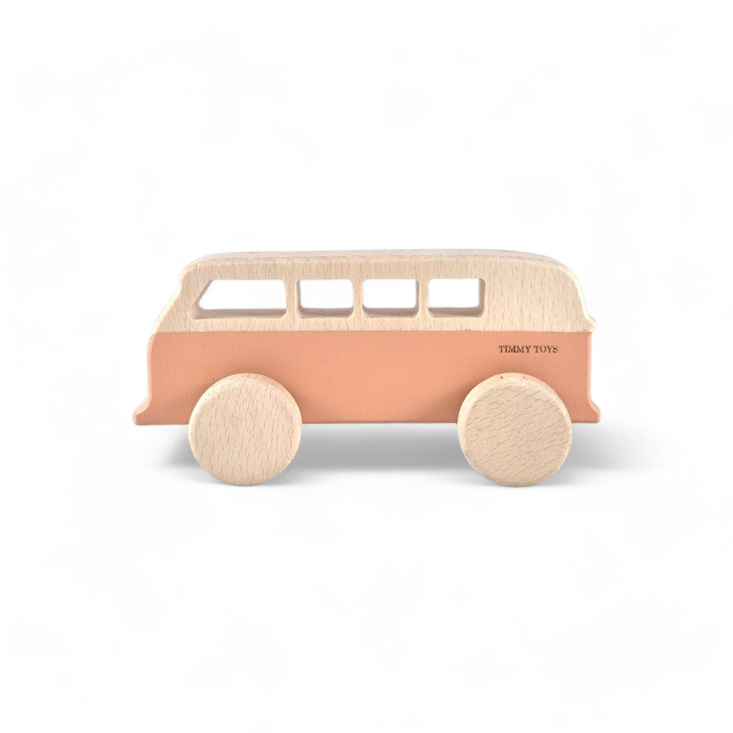 Vintage Surfer Van Wooden Toy Car