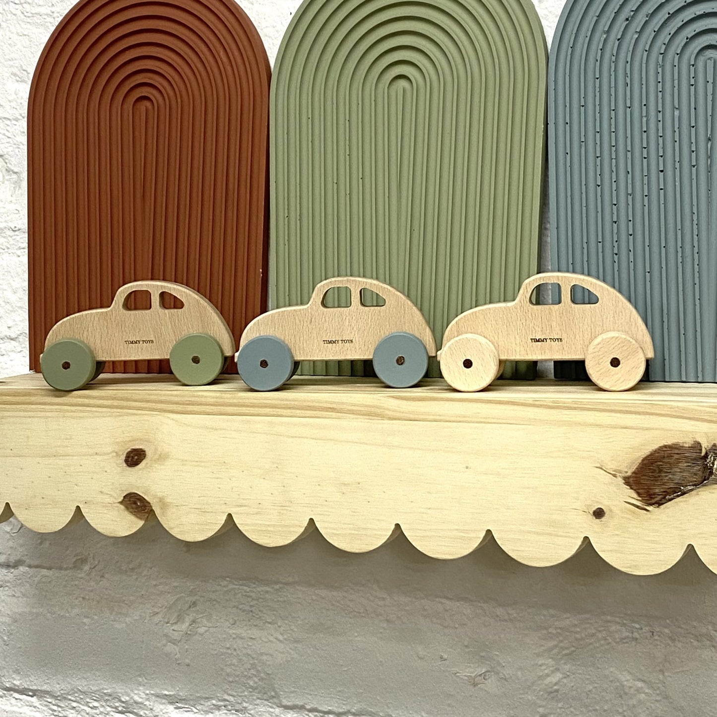 Classic Car Wooden Push Car - Beetle