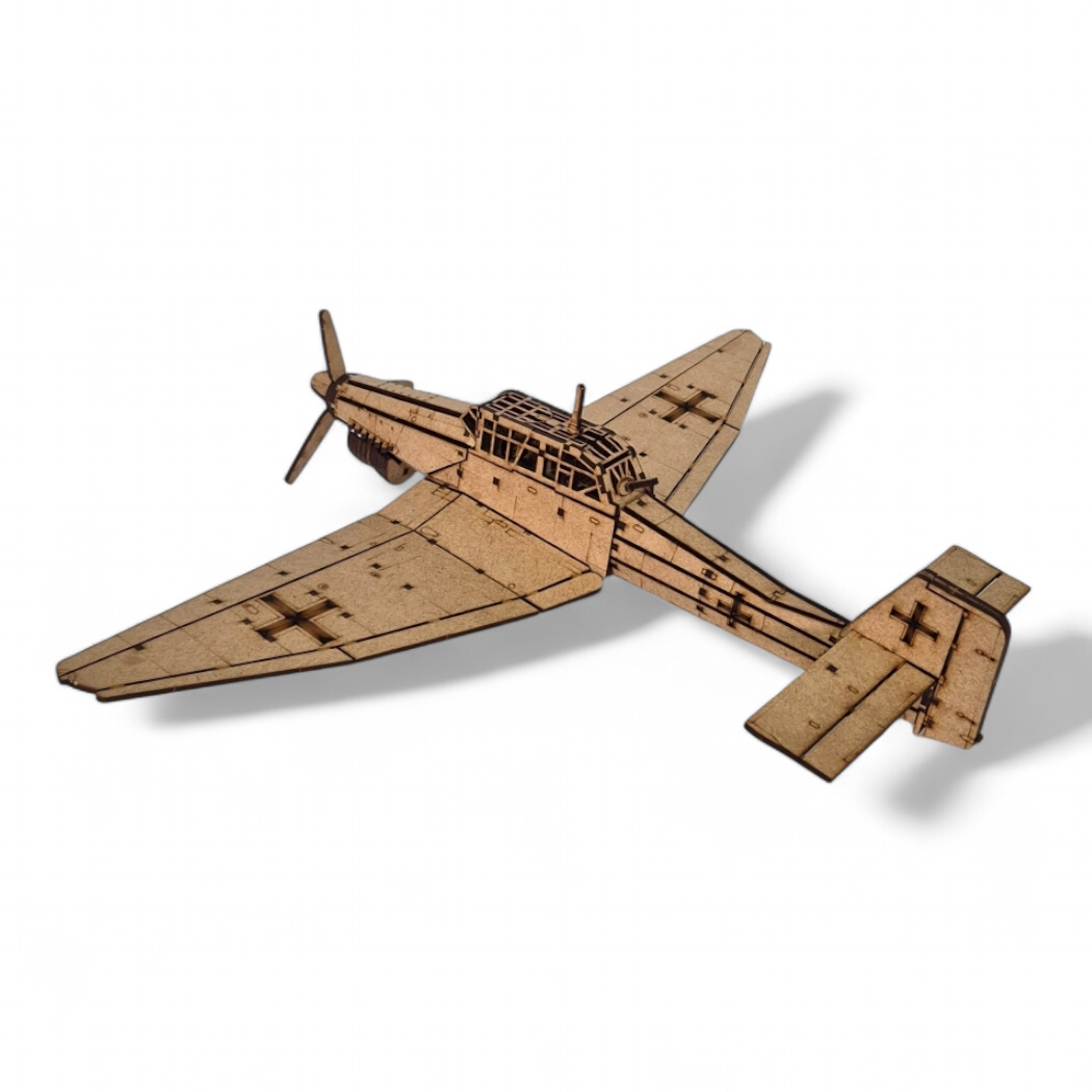 Wooden 3D Puzzle - Junkers Ju 87 Stuka Aircraft
