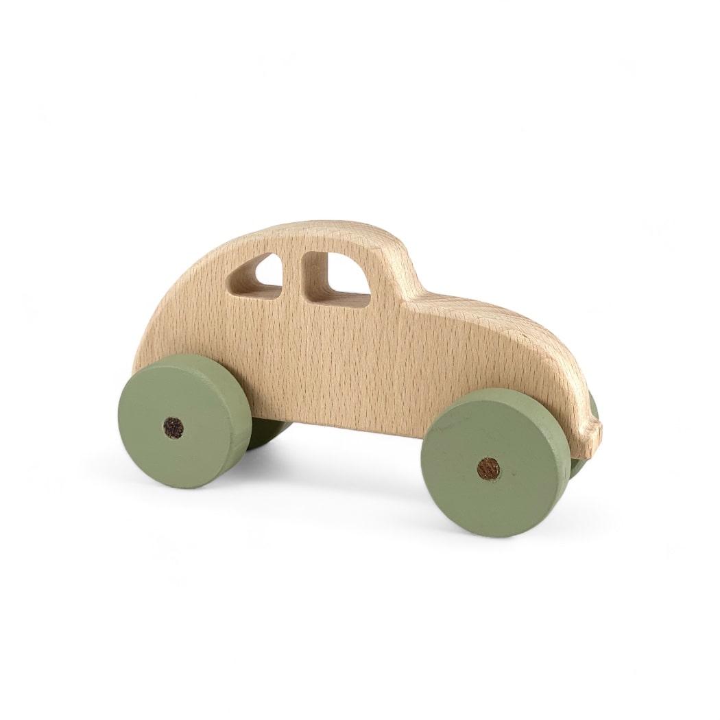 Classic Car Wooden Push Car - Beetle