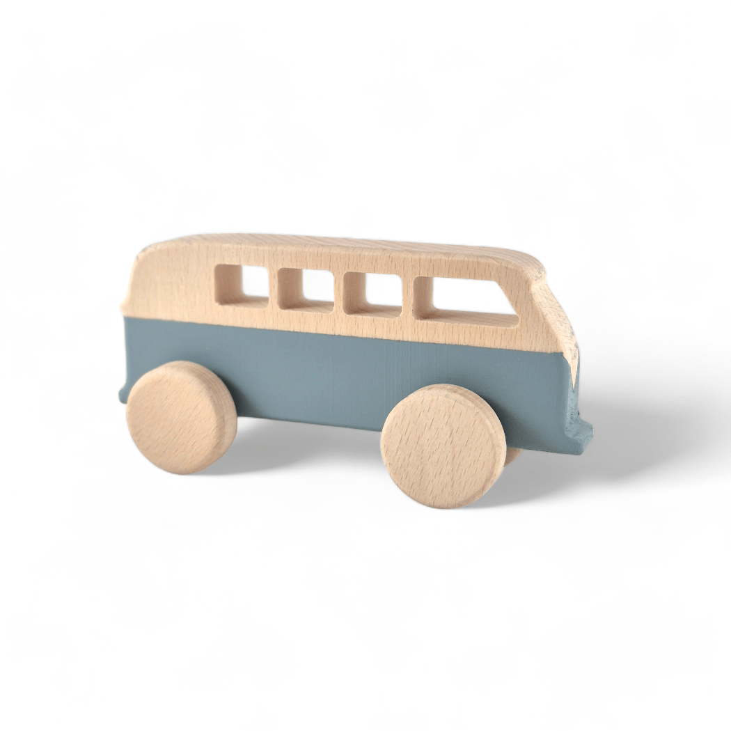 Vintage Surfer Van Wooden Toy Car