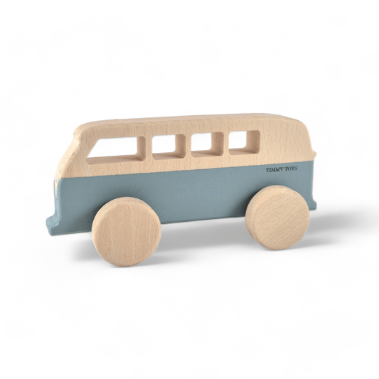 Vintage Surfer Van Wooden Toy Car