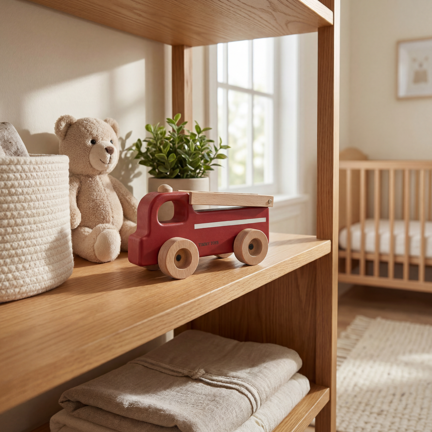 Wooden Fire Truck