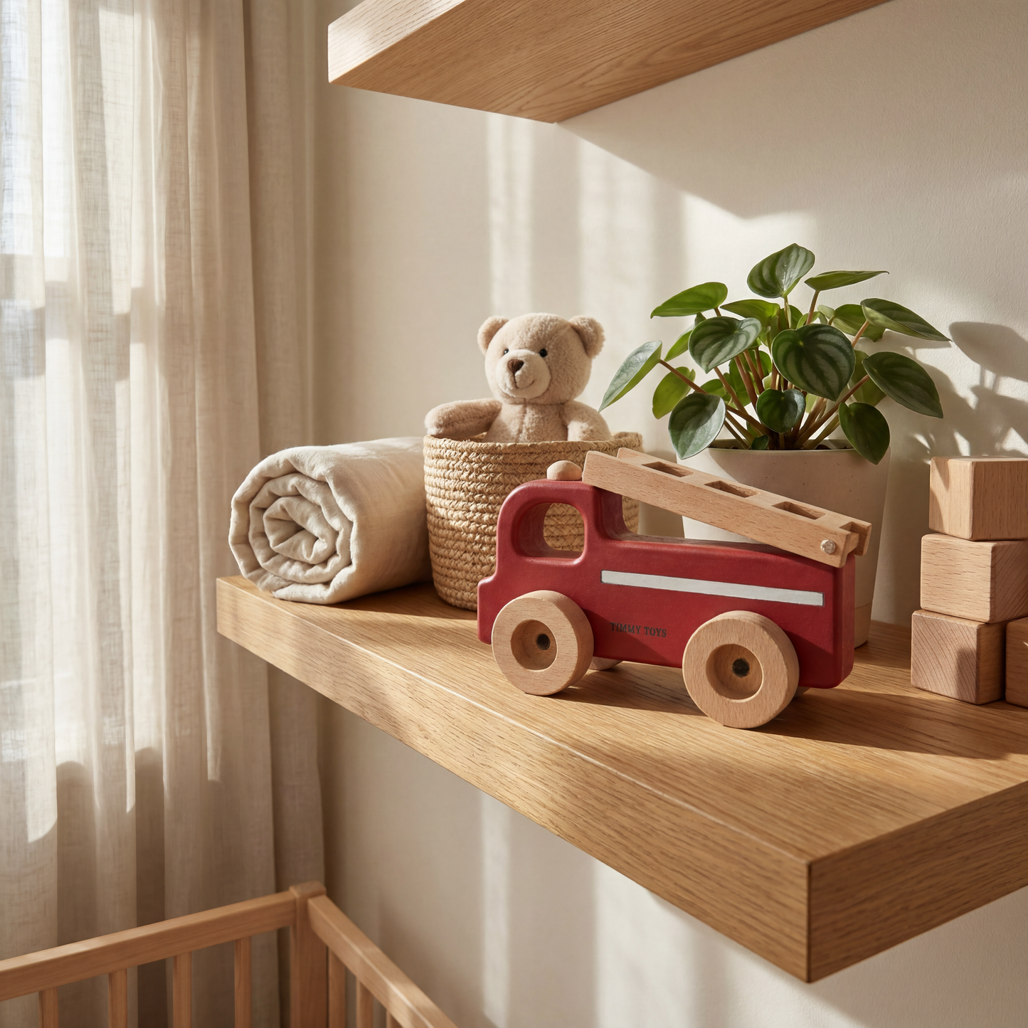 Wooden Fire Truck