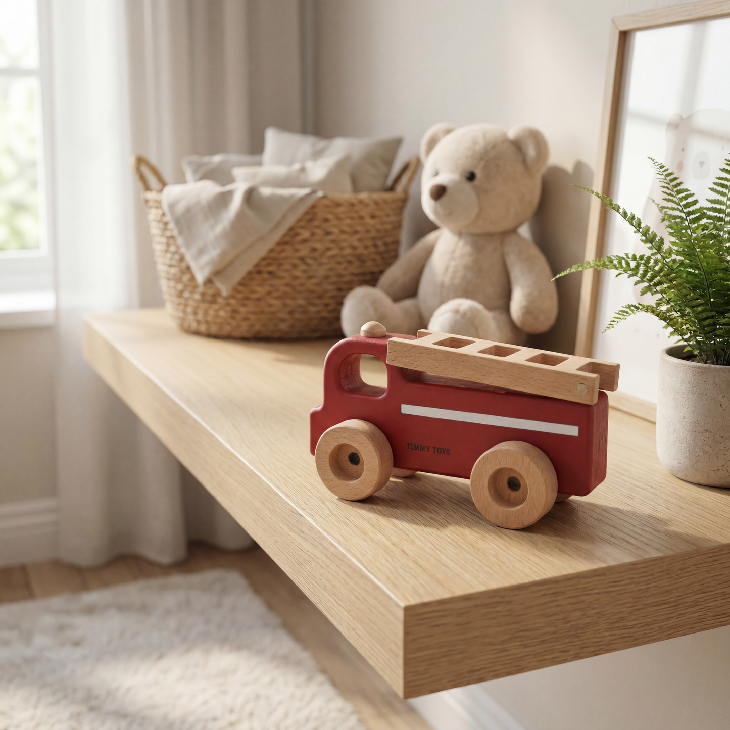 Wooden Fire Truck