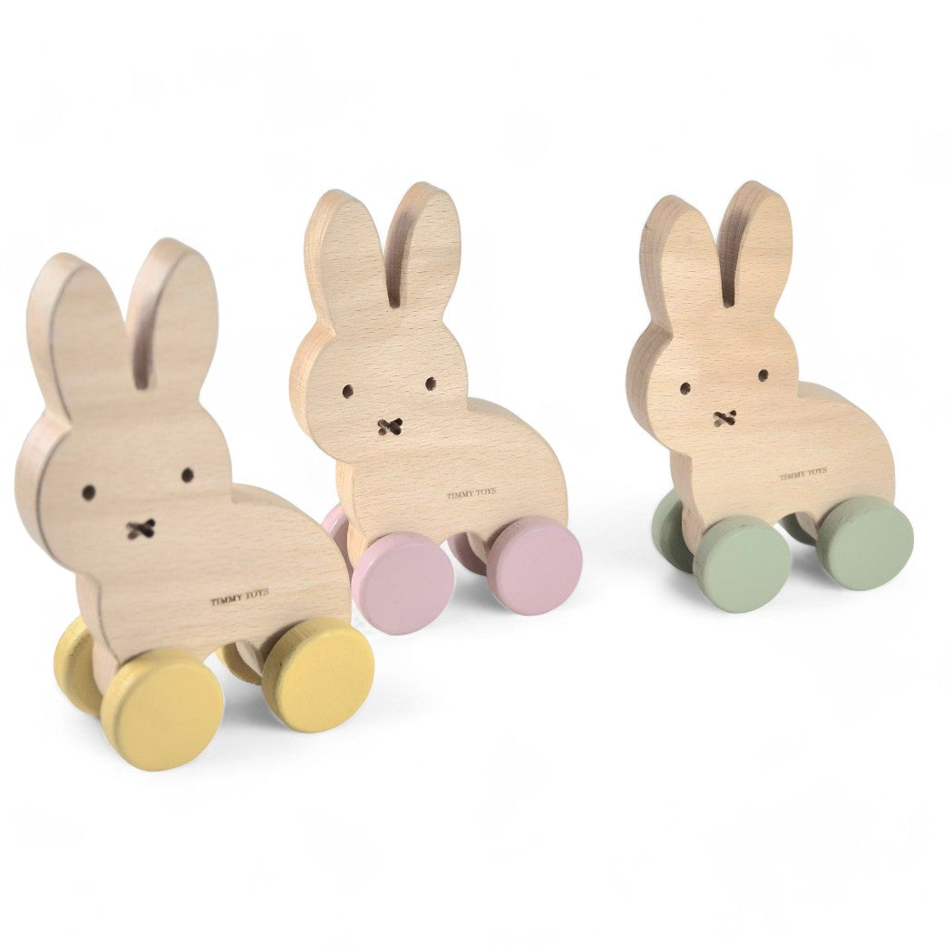 Miffy Bunny Wheely Wooden Toy